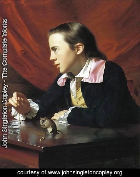 John Singleton Copley - Boy with a Squirrel (or Henry Pelham)