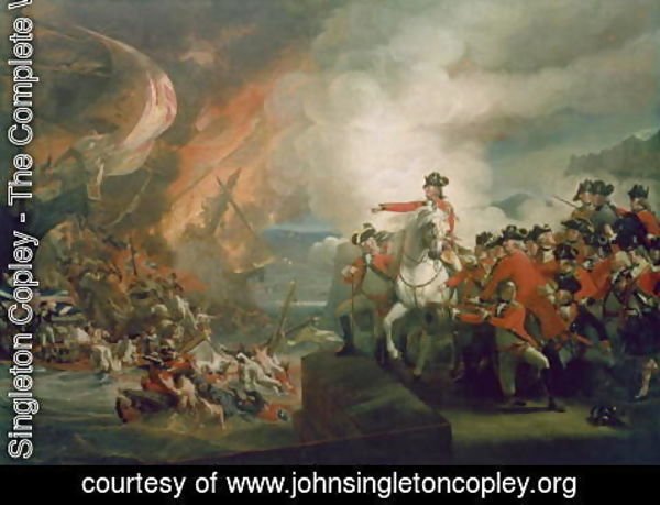 John Singleton Copley - The Defeat of the Floating Batteries at Gibraltar, September 1782, 1783-91