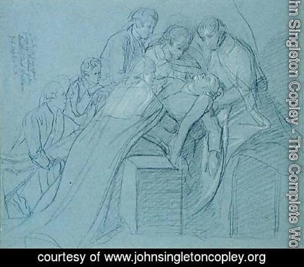 John Singleton Copley - Study for the Central Group in the Death of Earl of Chatham