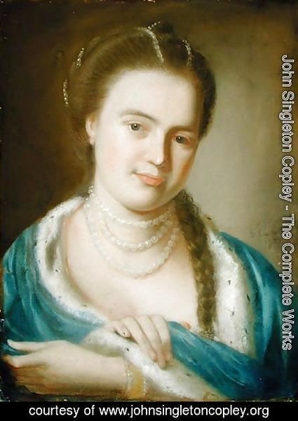 John Singleton Copley - Portrait of Mrs Gawen Brown (Elizabeth Byles), 1763