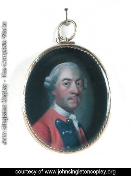 John Singleton Copley - Miniature portrait of Sir John St. Clair