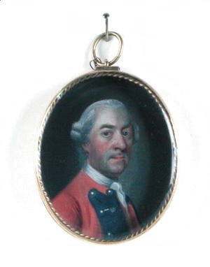 Miniature portrait of Sir John St. Clair