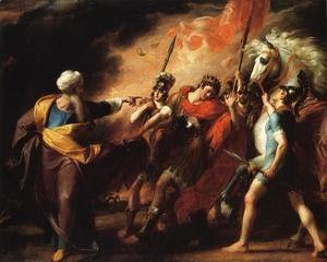 John Singleton Copley - Saul Reproved by Samuel for Not Obeying the Commandments of the Lord