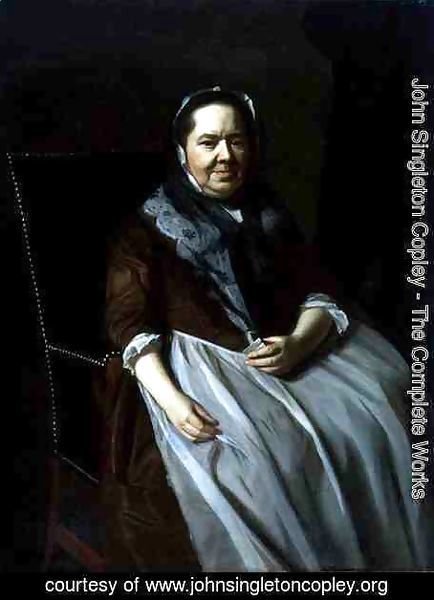 John Singleton Copley - Portrait of Mrs Paul Richard, nee Elizabeth Garland, 1771