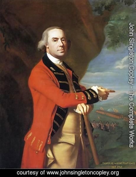 John Singleton Copley - Portrait of General Thomas Gage, c.1768