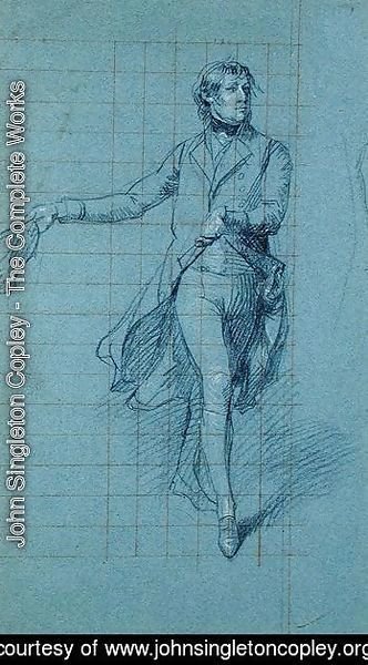 John Singleton Copley - Captain W. Fairfax, figure study for the painting of Victory of Lord Duncan