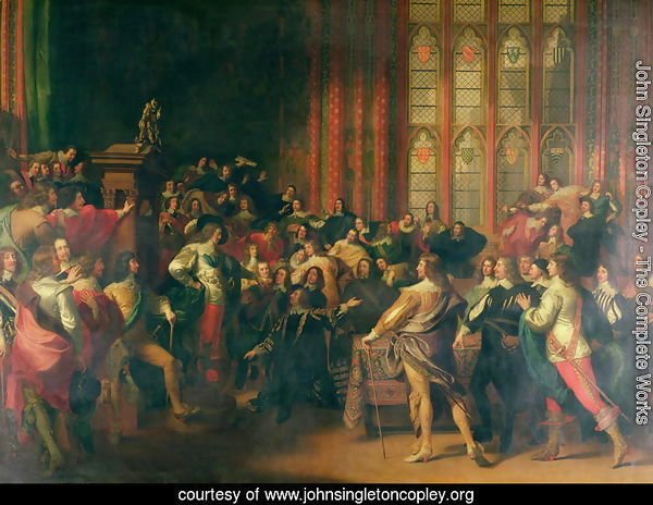 Charles I (1600-49) Demanding the Five Members in the House of Commons in 1642