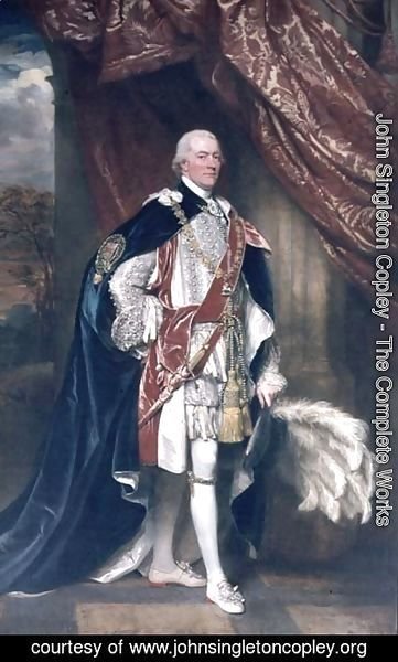 John Singleton Copley - George John Spencer, 1st Lord of the Admiralty in Garter Robes