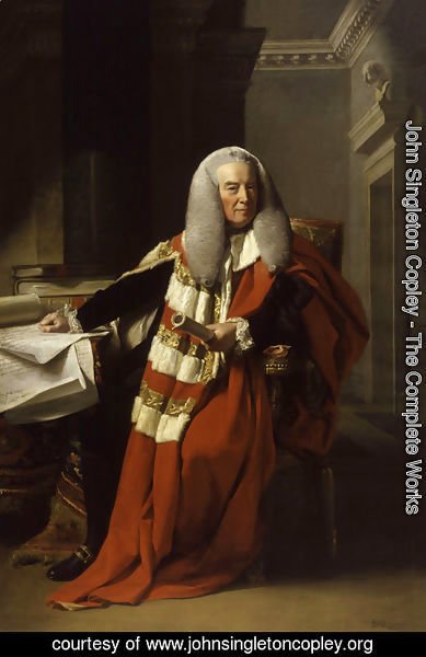 John Singleton Copley - Portrait of William Murray (1705-93), 1st Earl of Mansfield, 1782-83