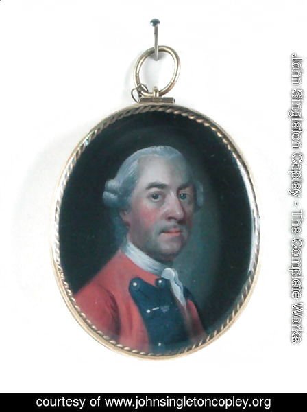Miniature portrait of Sir John St. Clair