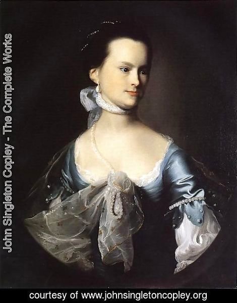 John Singleton Copley - Portrait of Elizabeth Deering Wentworth Gould Rogers