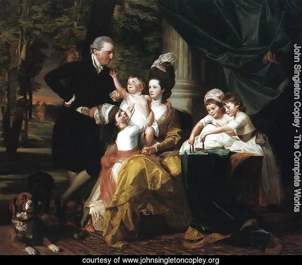 Sir William Pepperrell And Family